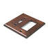 Hand Hammered Combo Toggle / Rocker Light Switch Wall Plate - Pure Copper